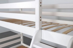 АДЕЛЬ Кровать двухъярусная с наклонной лестницей (белый) в Шадринске - shadrinsk.ok-mebel.com | фото 6