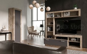 Ангара Шкаф 2-х створчатый (Графит/дуб юкон) в Шадринске - shadrinsk.ok-mebel.com | фото 3