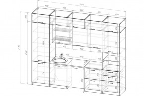 АНТИКА Кухонный гарнитур Экстра 5 (3000 мм) в Шадринске - shadrinsk.ok-mebel.com | фото 2