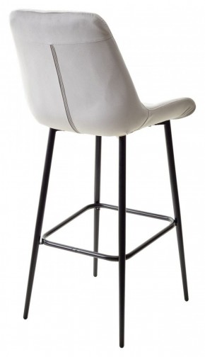 Барный стул ХОФМАН, цвет H-09 Светло-серый, велюр / черный каркас М-City в Шадринске - shadrinsk.ok-mebel.com | фото 6