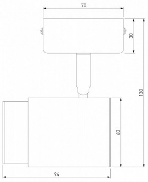 Бра Eurosvet Morgan 20124/1 белый/ черный в Шадринске - shadrinsk.ok-mebel.com | фото 3