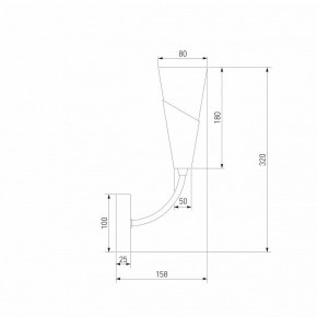 Бра Eurosvet Rhyton 60167/1 никель в Шадринске - shadrinsk.ok-mebel.com | фото 6