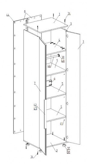 Детская "Лео" (модульная) в Шадринске - shadrinsk.ok-mebel.com | фото 9