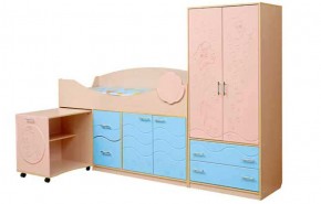 Набор мебели для детской Юниор -12.2 (700*1860) МДФ матовый в Шадринске - shadrinsk.ok-mebel.com | фото