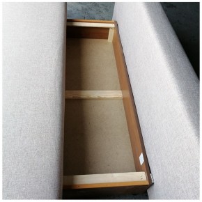 Диван-кровать Комфорт без подлокотников BALTIC AZURE (2 подушки) в Шадринске - shadrinsk.ok-mebel.com | фото 6