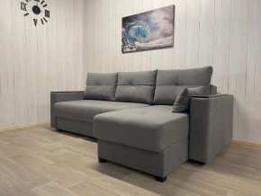 Диван угловой Комфорт-3 (НПБ+МДФ) велюр Galaxy Lite 26 в Шадринске - shadrinsk.ok-mebel.com | фото 2