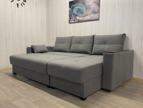 Диван угловой Комфорт-3 (НПБ+МДФ) велюр Galaxy Lite 26 в Шадринске - shadrinsk.ok-mebel.com | фото 3