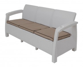 Диван Yalta Premium Sofa 3 Set (Ялта) белый (+подушки под спину) в Шадринске - shadrinsk.ok-mebel.com | фото 1