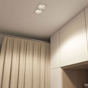 DK2062-WH Встраиваемый светильник, IP 20, до 15 Вт, GU10, LED, белый, алюминий в Шадринске - shadrinsk.ok-mebel.com | фото 4
