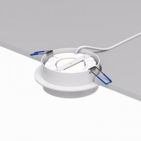 DK2090-WH Встраиваемый светильник FLAT, IP 20, до 15 Вт, GX53, LED, белый, алюминий в Шадринске - shadrinsk.ok-mebel.com | фото 3