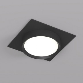 DK2091-BK Встраиваемый светильник FLAT, IP 20, до 15 Вт, GX53, LED, черный, алюминий в Шадринске - shadrinsk.ok-mebel.com | фото