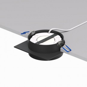 DK2091-BK Встраиваемый светильник FLAT, IP 20, до 15 Вт, GX53, LED, черный, алюминий в Шадринске - shadrinsk.ok-mebel.com | фото 4