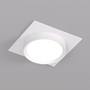DK2091-WH Встраиваемый светильник FLAT, IP 20, до 15 Вт, GX53, LED, белый, алюминий в Шадринске - shadrinsk.ok-mebel.com | фото