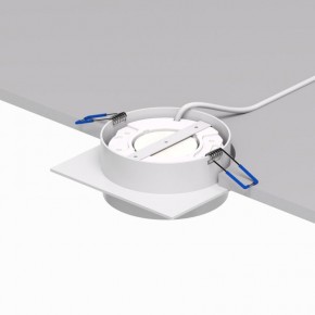 DK2091-WH Встраиваемый светильник FLAT, IP 20, до 15 Вт, GX53, LED, белый, алюминий в Шадринске - shadrinsk.ok-mebel.com | фото 4