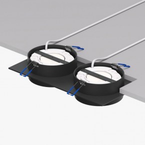 DK2092-BK Встраиваемый светильник FLAT, IP 20, до 15 Вт, GX53, LED, черный, алюминий в Шадринске - shadrinsk.ok-mebel.com | фото 2