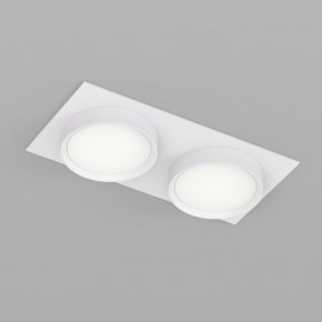 DK2092-WH Встраиваемый светильник FLAT, IP 20, до 15 Вт, GX53, LED, белый, алюминий в Шадринске - shadrinsk.ok-mebel.com | фото 2