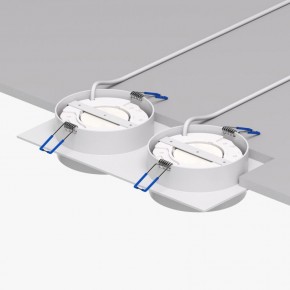 DK2092-WH Встраиваемый светильник FLAT, IP 20, до 15 Вт, GX53, LED, белый, алюминий в Шадринске - shadrinsk.ok-mebel.com | фото 4