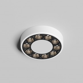 DK2440-WB Встраиваемый светильник DUAL 5+5 Вт, LED 4000K, IP 20, d90mm, белый/черный, алюминий/акрил в Шадринске - shadrinsk.ok-mebel.com | фото 3
