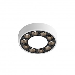 DK2440-WB Встраиваемый светильник DUAL 5+5 Вт, LED 4000K, IP 20, d90mm, белый/черный, алюминий/акрил в Шадринске - shadrinsk.ok-mebel.com | фото 4