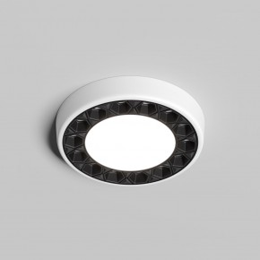 DK2441-WB Встраиваемый светильник DUAL 9+9 Вт, LED 4000K, IP 20, d120mm, белый/черный, алюминий/акрил в Шадринске - shadrinsk.ok-mebel.com | фото 2