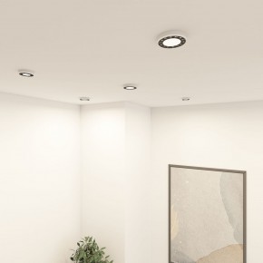 DK2441-WB Встраиваемый светильник DUAL 9+9 Вт, LED 4000K, IP 20, d120mm, белый/черный, алюминий/акрил в Шадринске - shadrinsk.ok-mebel.com | фото 6
