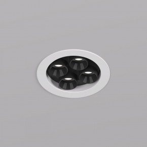 DK2510-WB Встраиваемый светильник SPACE со светодиодом d65 220V 8W 38° 4000К IP20 белый/черный алюминий в Шадринске - shadrinsk.ok-mebel.com | фото