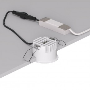 DK2510-WB Встраиваемый светильник SPACE со светодиодом d65 220V 8W 38° 4000К IP20 белый/черный алюминий в Шадринске - shadrinsk.ok-mebel.com | фото 3