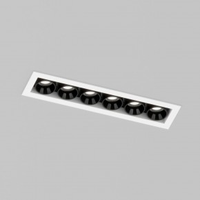 DK2514-WB Встраиваемый светильник SPACE со светодиодом L126mm 220V 10W 38° 4000К IP20 белый/черный алюминий в Шадринске - shadrinsk.ok-mebel.com | фото