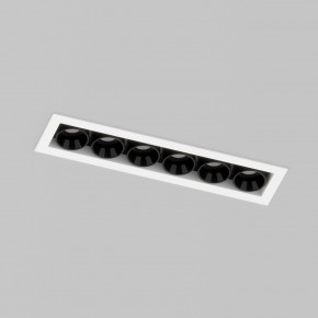 DK2514-WB Встраиваемый светильник SPACE со светодиодом L126mm 220V 10W 38° 4000К IP20 белый/черный алюминий в Шадринске - shadrinsk.ok-mebel.com | фото 2