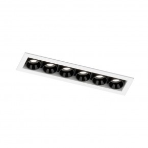 DK2514-WB Встраиваемый светильник SPACE со светодиодом L126mm 220V 10W 38° 4000К IP20 белый/черный алюминий в Шадринске - shadrinsk.ok-mebel.com | фото 5
