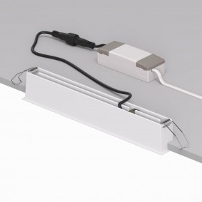 DK2515-WB Встраиваемый светильник SPACE со светодиодом L240mm 220V 20W 38° 4000К IP20 белый/черный алюминий в Шадринске - shadrinsk.ok-mebel.com | фото 3