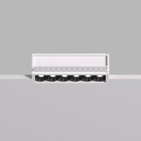 DK2531-WB Встраиваемый светильник SPACE со светодиодом под шпатлевку L126mm 220V 10W 38° 4000К IP20 белый/черный алюминий в Шадринске - shadrinsk.ok-mebel.com | фото 3