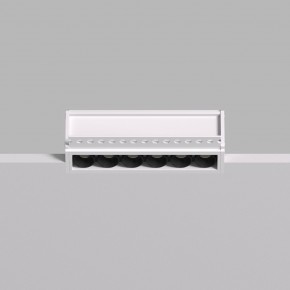 DK2531-WB Встраиваемый светильник SPACE со светодиодом под шпатлевку L126mm 220V 10W 38° 4000К IP20 белый/черный алюминий в Шадринске - shadrinsk.ok-mebel.com | фото 4