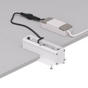 DK2531-WB Встраиваемый светильник SPACE со светодиодом под шпатлевку L126mm 220V 10W 38° 4000К IP20 белый/черный алюминий в Шадринске - shadrinsk.ok-mebel.com | фото 5