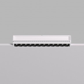 DK2532-WB Встраиваемый светильник SPACE со светодиодом под шпатлевку L240mm 220V 20W 38° 4000К IP20 белый/черный алюминий в Шадринске - shadrinsk.ok-mebel.com | фото 3