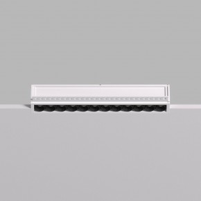DK2532-WB Встраиваемый светильник SPACE со светодиодом под шпатлевку L240mm 220V 20W 38° 4000К IP20 белый/черный алюминий в Шадринске - shadrinsk.ok-mebel.com | фото 4