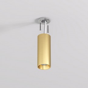 DK2615-SB Накладной светильник SHINE TUBE со светодиодом, D45*H115, IP20, 3000К, 7W, RA?90, сатинированная латунь, алюминий в Шадринске - shadrinsk.ok-mebel.com | фото 3