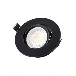 DK3020-BK Встраиваемый светильник, IP 20, 10 Вт, GU5.3, LED, черный, пластик в Шадринске - shadrinsk.ok-mebel.com | фото 1