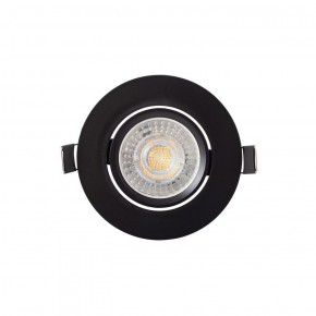 DK3020-BK Встраиваемый светильник, IP 20, 10 Вт, GU5.3, LED, черный, пластик в Шадринске - shadrinsk.ok-mebel.com | фото 3