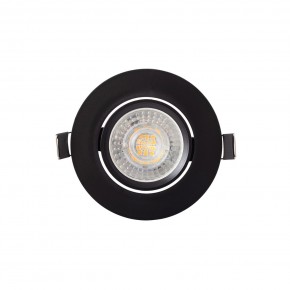 DK3020-BK Встраиваемый светильник, IP 20, 10 Вт, GU5.3, LED, черный, пластик в Шадринске - shadrinsk.ok-mebel.com | фото