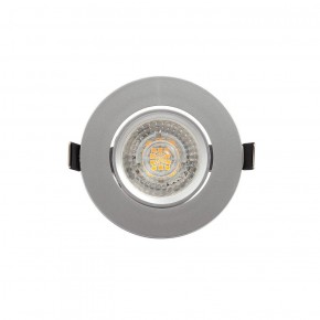 DK3020-CM Встраиваемый светильник, IP 20, 10 Вт, GU5.3, LED, серый, пластик в Шадринске - shadrinsk.ok-mebel.com | фото 1