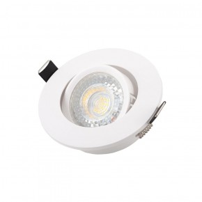 DK3020-WH Встраиваемый светильник, IP 20, 10 Вт, GU5.3, LED, белый, пластик в Шадринске - shadrinsk.ok-mebel.com | фото 3