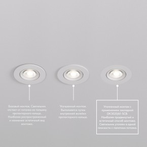 DK3020-WH Встраиваемый светильник, IP 20, 10 Вт, GU5.3, LED, белый, пластик в Шадринске - shadrinsk.ok-mebel.com | фото 6
