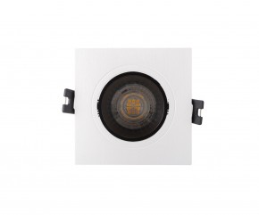 DK3021-WB Встраиваемый светильник, IP 20, 10 Вт, GU5.3, LED, белый/черный, пластик в Шадринске - shadrinsk.ok-mebel.com | фото 1