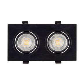 DK3022-BK Встраиваемый светильник, IP 20, 10 Вт, GU5.3, LED, черный, пластик в Шадринске - shadrinsk.ok-mebel.com | фото 2