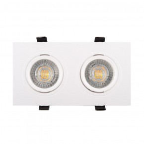 DK3022-WH Встраиваемый светильник, IP 20, 10 Вт, GU5.3, LED, белый, пластик в Шадринске - shadrinsk.ok-mebel.com | фото