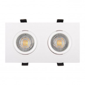 DK3022-WH Встраиваемый светильник, IP 20, 10 Вт, GU5.3, LED, белый, пластик в Шадринске - shadrinsk.ok-mebel.com | фото 2