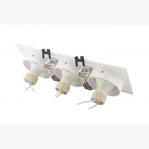 DK3023-WH Встраиваемый светильник, IP 20, 10 Вт, GU5.3, LED, белый, пластик в Шадринске - shadrinsk.ok-mebel.com | фото 4