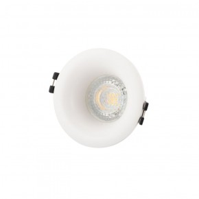DK3024-WH Встраиваемый светильник, IP 20, 10 Вт, GU5.3, LED, белый, пластик в Шадринске - shadrinsk.ok-mebel.com | фото 1