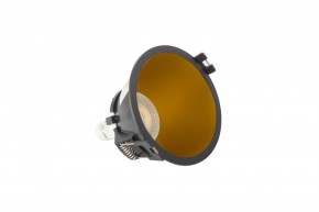 DK3026-BG Встраиваемый светильник, IP 20, 10 Вт, GU5.3, LED, черный/золотой, пластик в Шадринске - shadrinsk.ok-mebel.com | фото 4